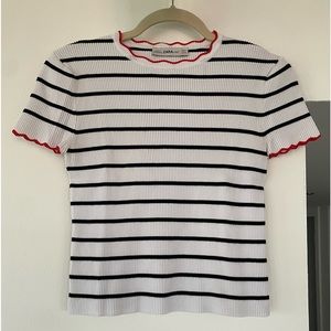 Zara Knit crop top